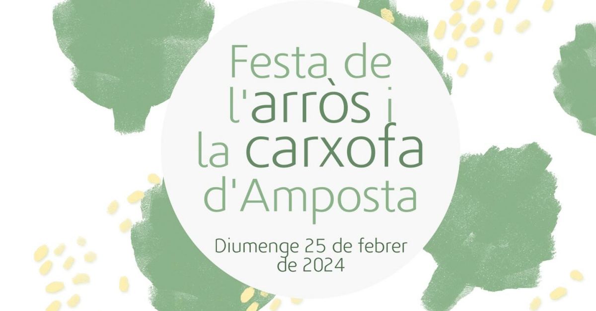 Amposta inicia el compte enrere per a la Festa de lArrs i la Carxofa