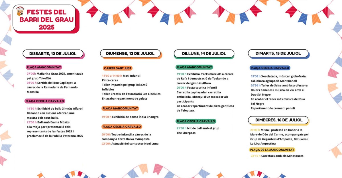 Festes del barri del Grau