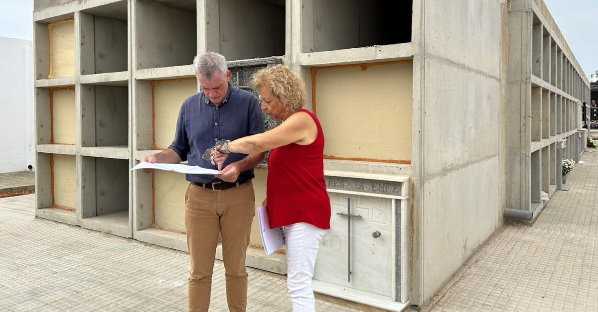 Finalitza el trasllat de les despulles de 104 n�nxols del Cementiri d�Amposta que estaven en perill d�esfondrament