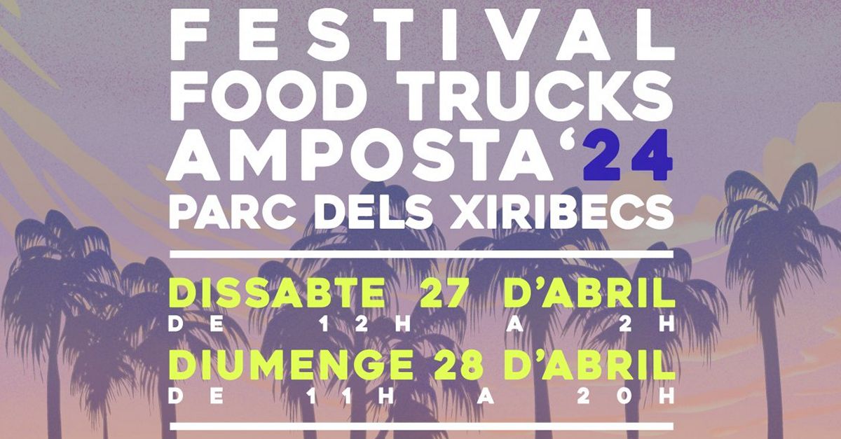 El festival de Food Trucks celebra set anys al parc dels Xiribecs