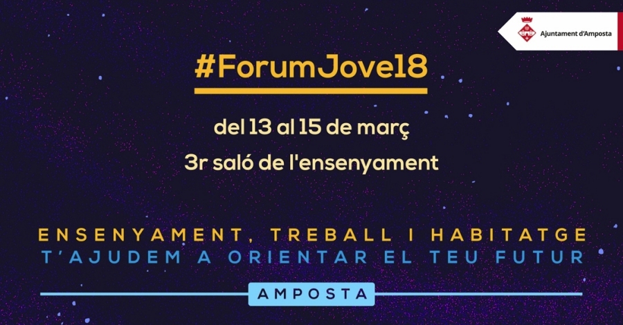 3er Sal de l’Ensenyament. Frum Jove Amposta 2018