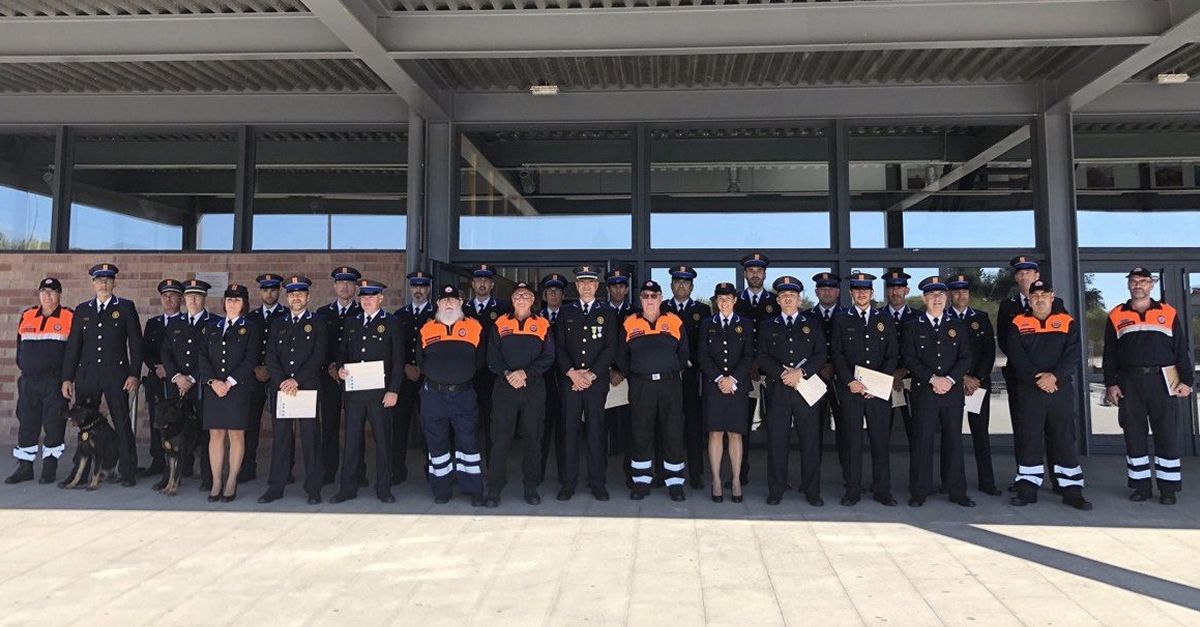 Reconeixement a la tasca de la Policia Local i Protecci� Civil