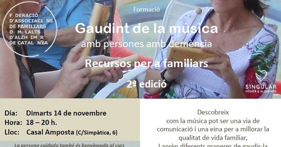 Xerrada: Gaudint de la msica amb persones amb demncia