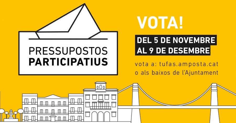 Mes de 1500 persones han participat ja en el procs de pressupostos participatius dAmposta