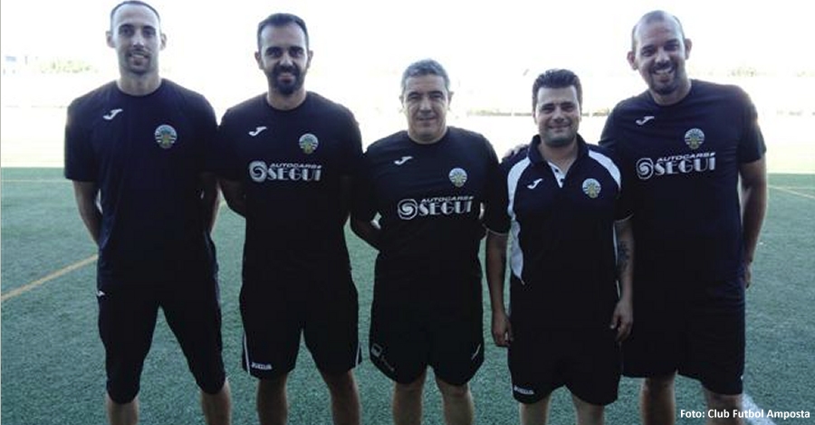 El primer equip del Club Futbol Amposta comen�a la pre temporada 2017/18