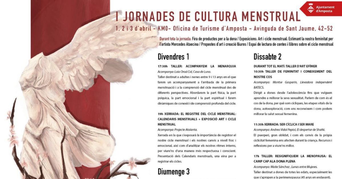 Tres dies de xarrades i tallers en les primeres Jornades de la cultura menstrual