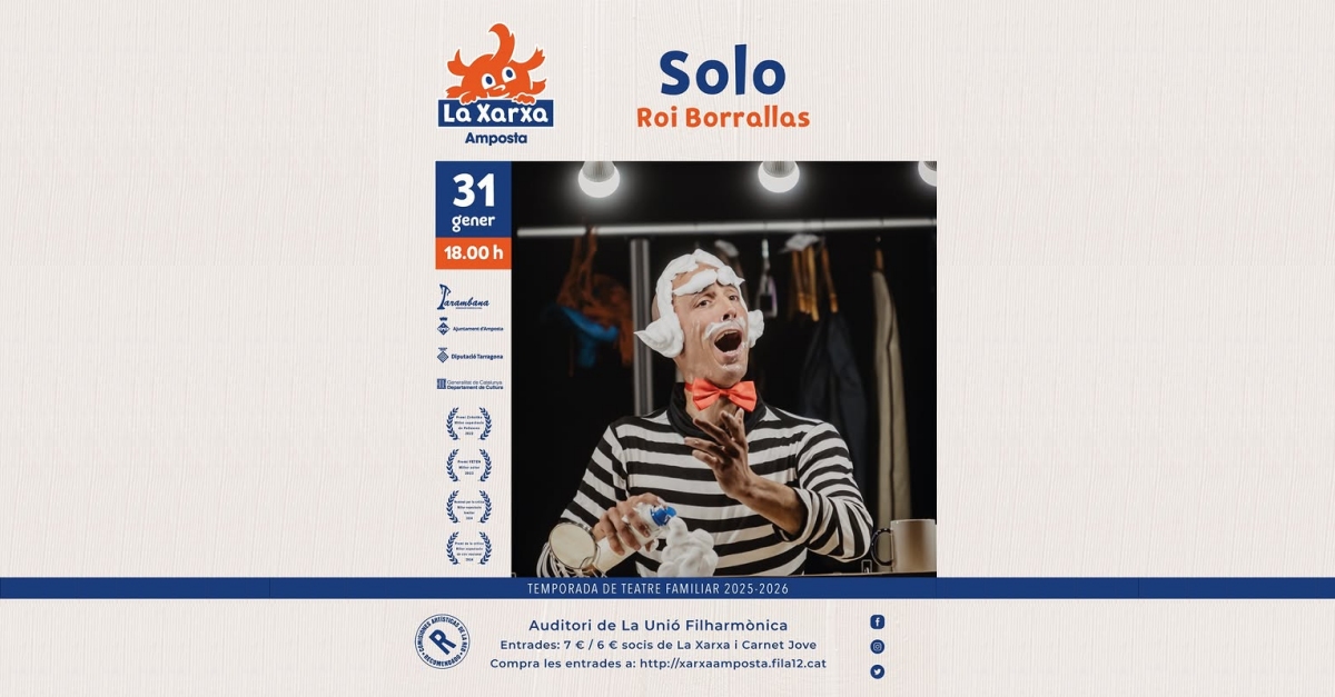 Arts Esc�niques 2026: "Solo" de la Cia. Roi Borrallas