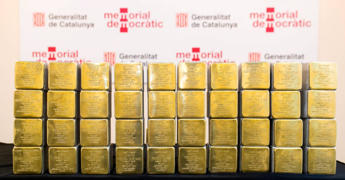 El Memorial Democr�tic instal�lar� 10 llambordes Stolpersteine a Amposta