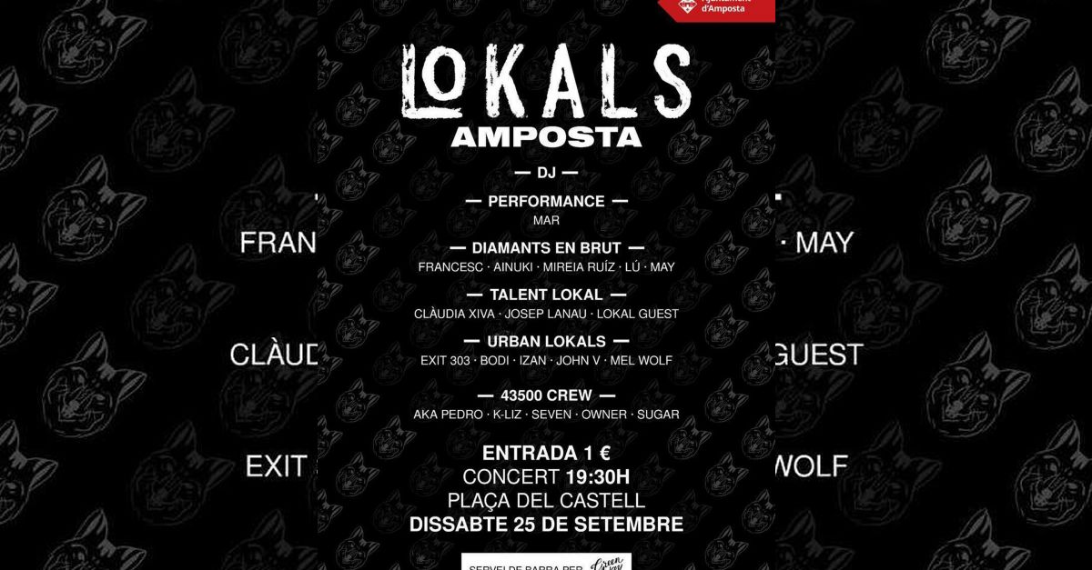 El col�lectiu art�stic Lokals actuar� a Amposta el 25 de setembre