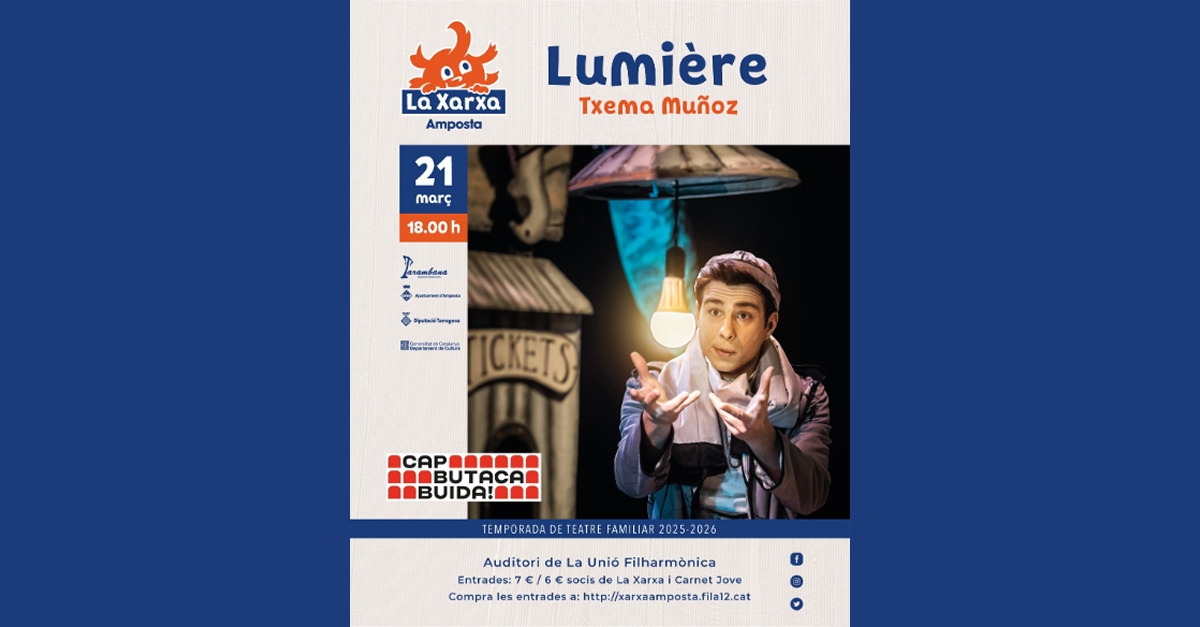 �Lumi�re� a c�rrec de Txema Mag (cap butaca buida)