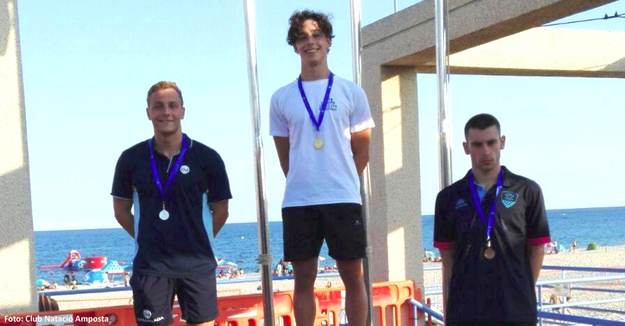 Excel�lents resultats del Club Nataci� Amposta en el Campionat de Catalunya J�nior d�Estiu