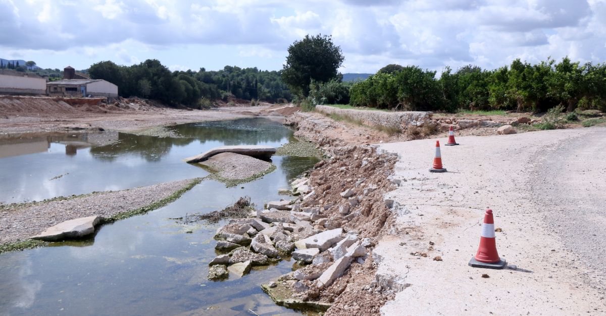 Reclamen rebaixar la llera del barranc de la Galera per atenuar els danys que els aiguats causen a Masdenverge