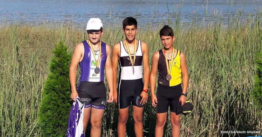 El Club N�utic Amposta aconsegueix una medalla d�or, una de plata i una de bronze