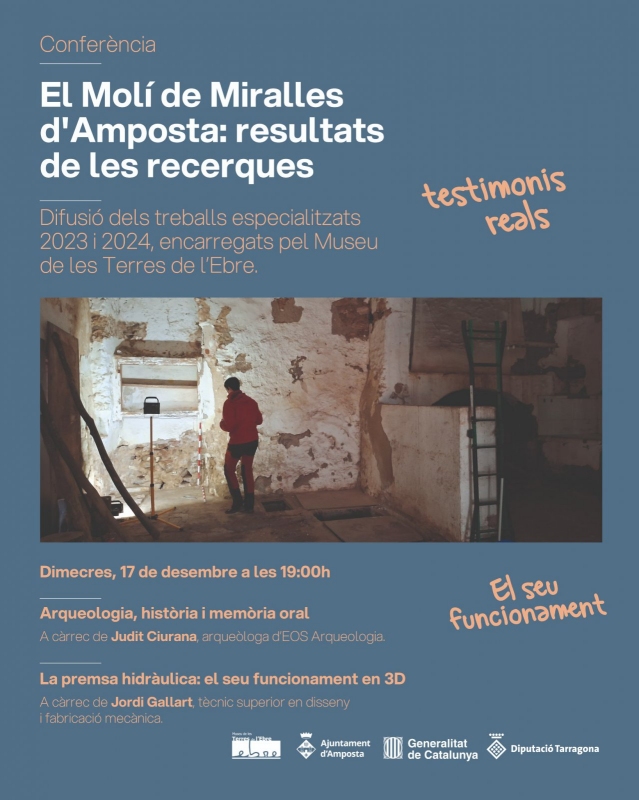 L&rsquo;Ajuntament d&rsquo;Amposta avan�a en la recuperaci� del Mol� de Miralles | Amposta.info