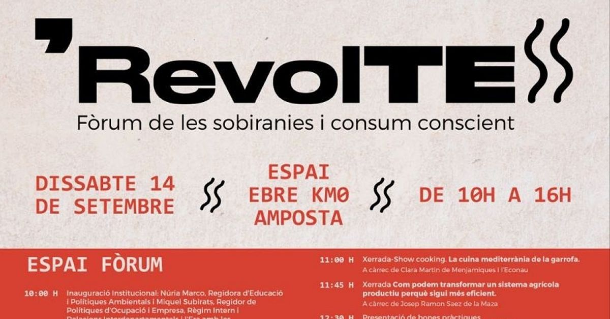 Neix RevolteSS, el F�rum de Sobiranies i Consum Conscient d�Amposta