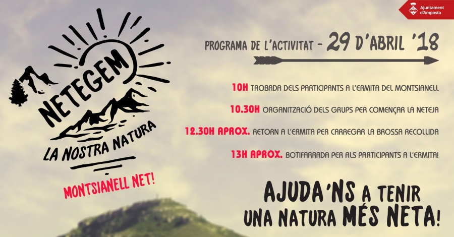 Netegem la nostra natura. Montsianell net!