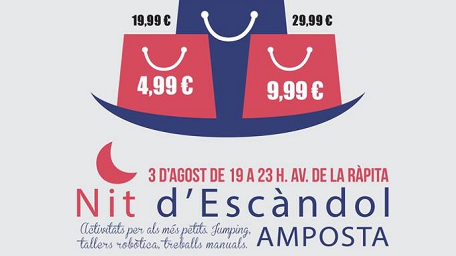 Una vintena de comer�os surten al carrer a la Nit d�Esc�ndol