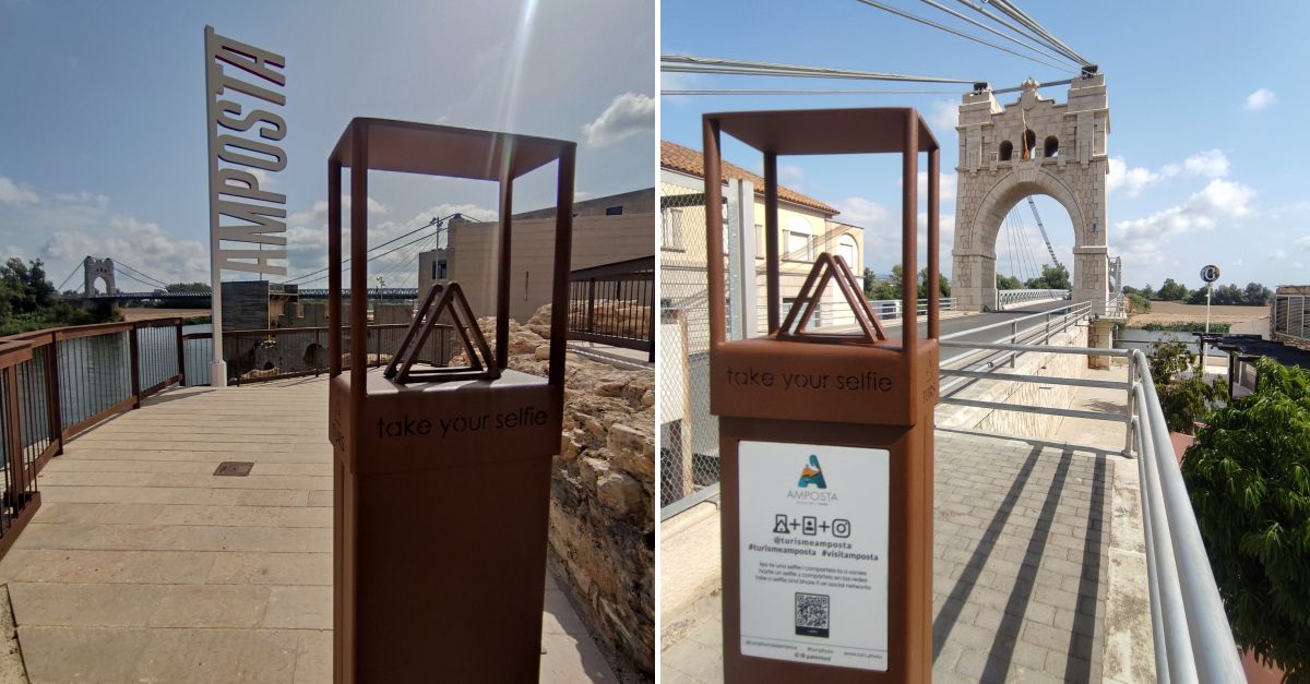 Amposta instal�la pals Turs Selfie