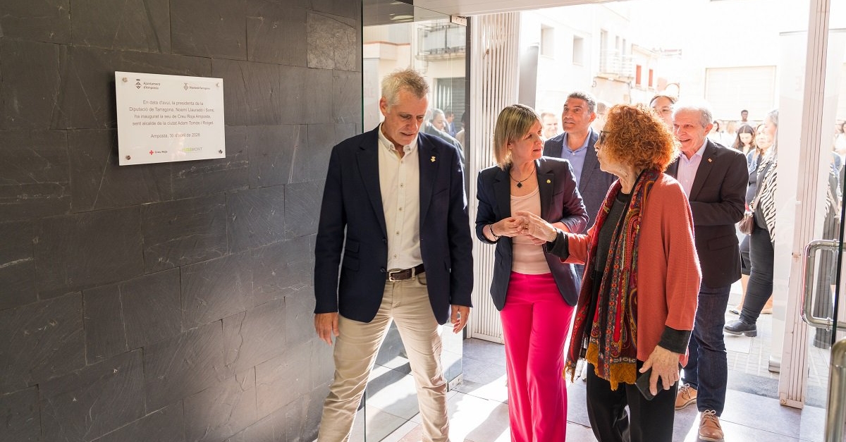 Amposta estrena la nova seu de Creu Roja per potenciar l�ajuda social al municipi