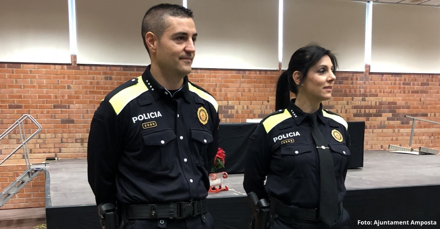 La Policia Local d�Amposta, primera de les Terres de l�Ebre en estrenar la nova uniformitat de pa�s