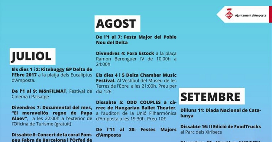 M�sica, festa, tradicions i modernitat en un estiu ple d�activitats