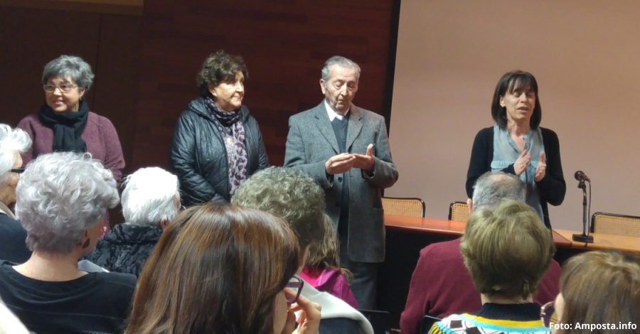 Mario L�pez Albiol, docent i home de lletres, primera de les Biografies ampostines 2018