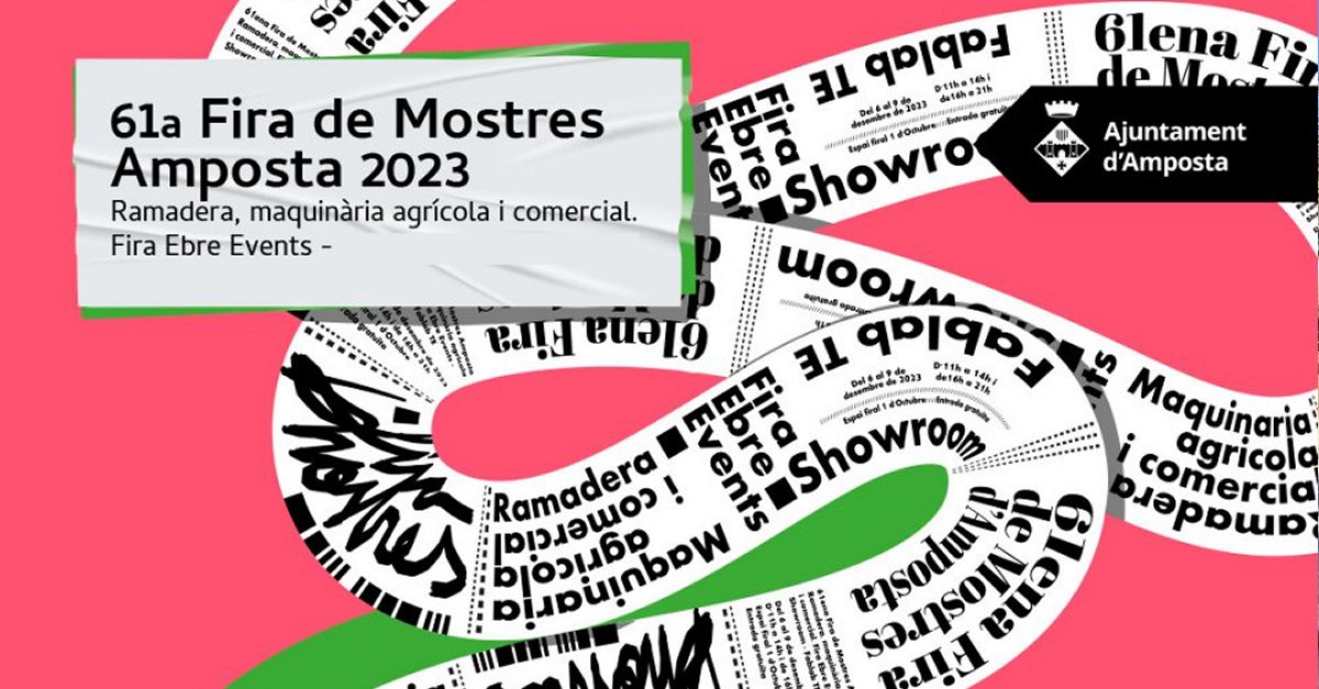 El cartell de la 61a Fira de Mostres, inspirat en el comer