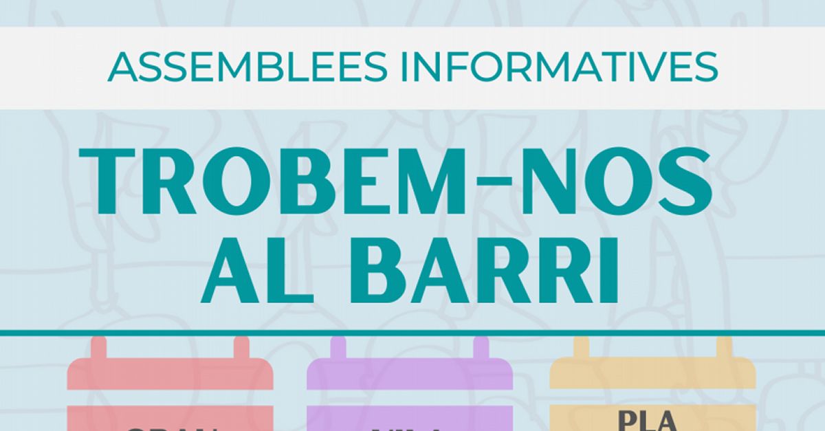 Es presenta �Trobem-nos als barris�, un cicle d�assemblees informatives en diferents als barris d�Amposta