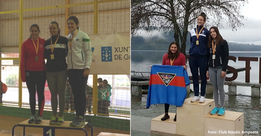 Vict�ria Cid i N�ria Puig, or i plata als Campionats d�Espanya de Llarga Dist�ncia i Erg�metre