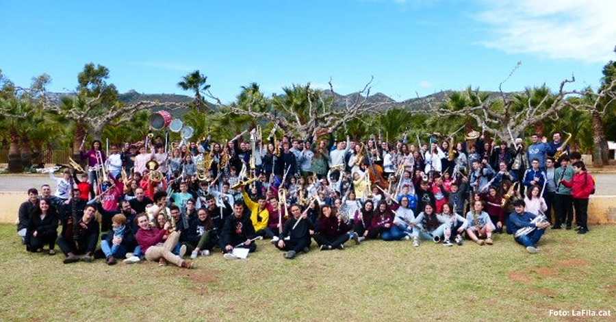 Les 9enes Col�nies Musicals de la Uni� Filharm�nica d�Amposta acullen 135 alumnes