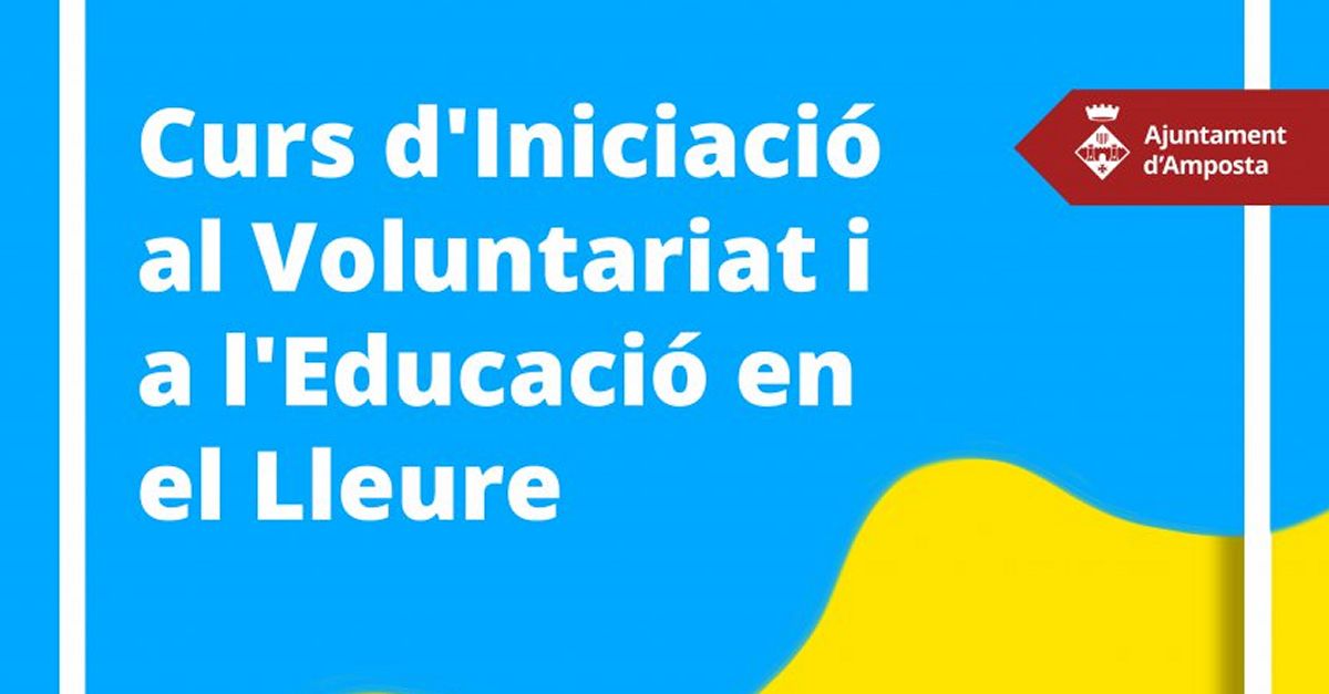 Joventut i el Punt de Voluntariat preparen un curs d�Iniciaci� al voluntariat i a l�educaci� en el lleure