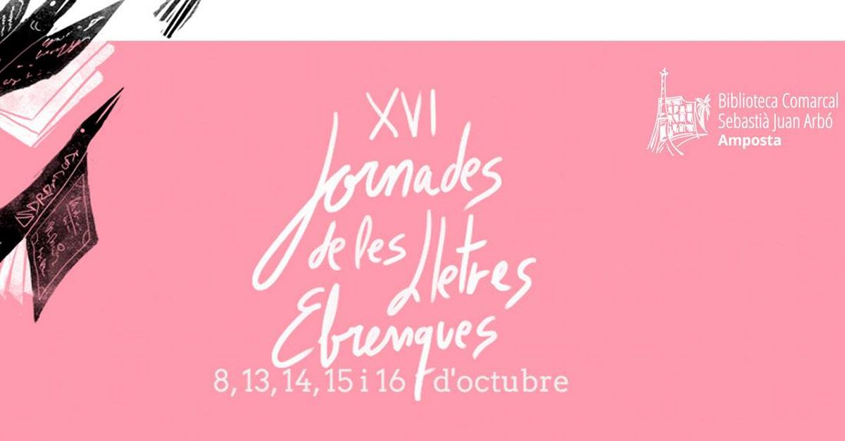 Les XVI Jornades de les Lletres Ebrenques seran punt de trobada de traductors i homenatjaran Josep Igual