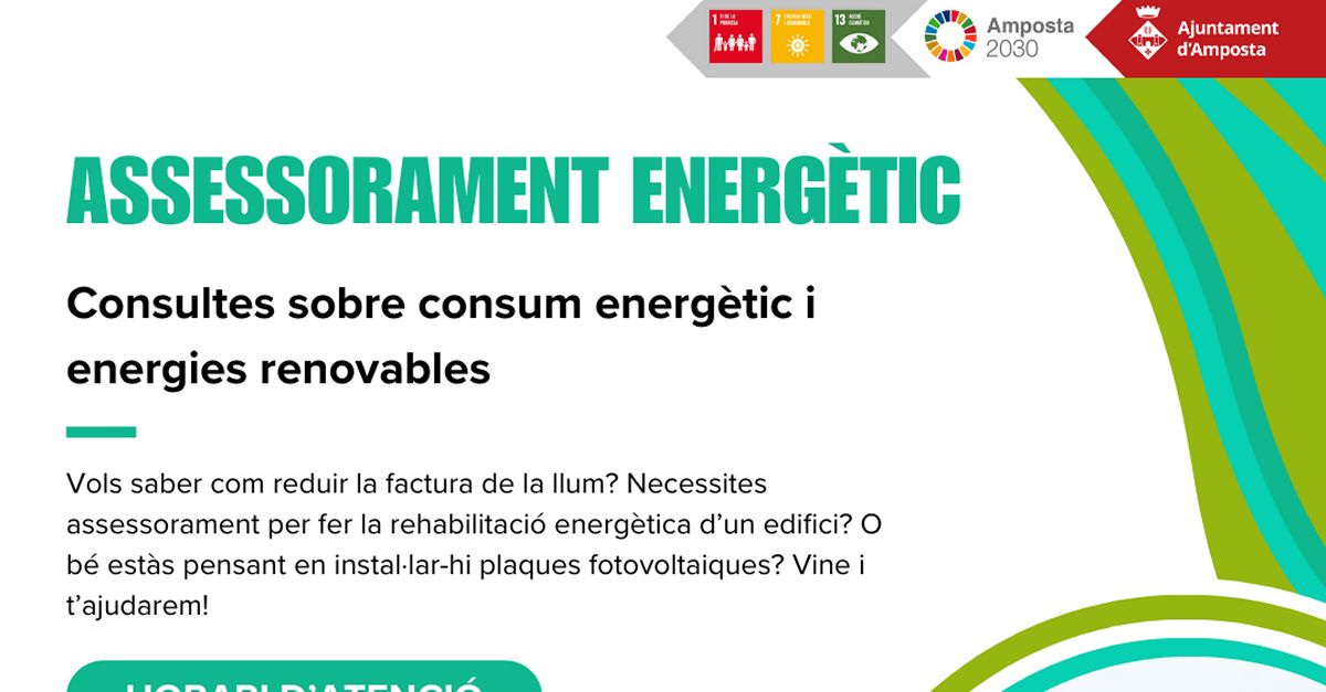 L�Oficina Comarcal de Transici� Energ�tica tindr� un punt d�assessorament obert a la ciutadania