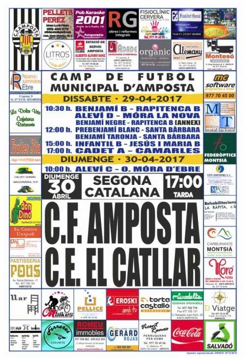 Futbol: CF AMPOSTA - CE EL CATLLAR