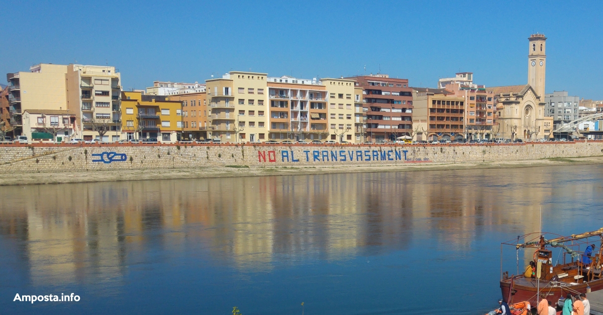 La PDE s&rsquo;oposa a un possible minitransvasament de l&rsquo;Ebre al Baix Camp