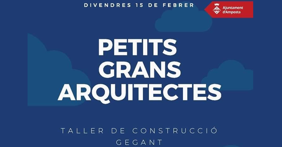 BibLab-Laboratori didees: Petits grans arquitectes: taller de construcci gegant en famlia