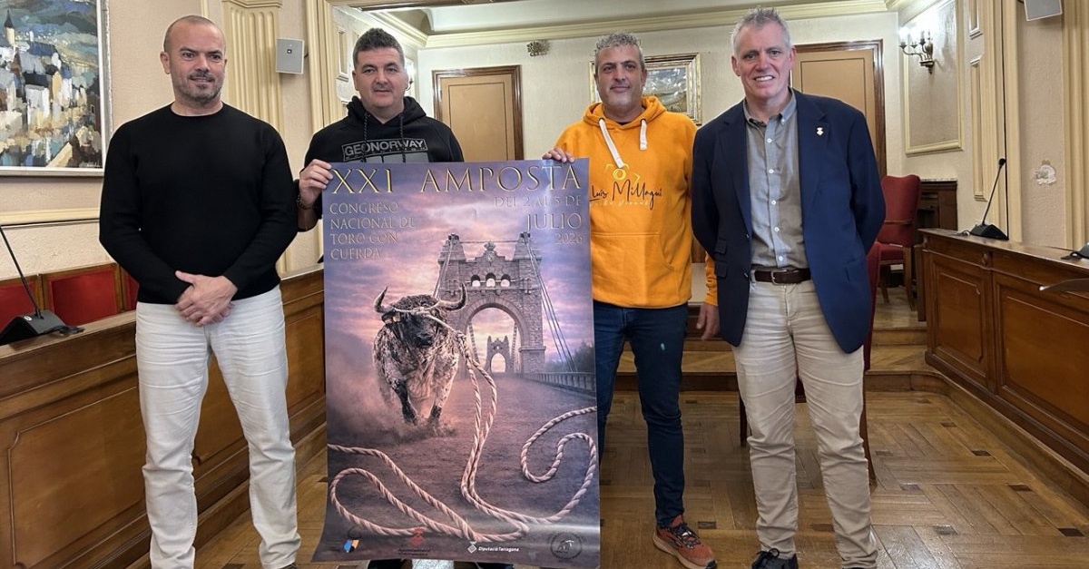 Amposta presenta el cartell del XXI Congr�s Nacional de Bou de Corda com a 