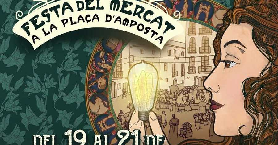 Avui s�ha presentat el cartell de la 9a edici� de la Festa del Mercat, que enguany estar� dedicada a l&rsquo;arribada de la llum