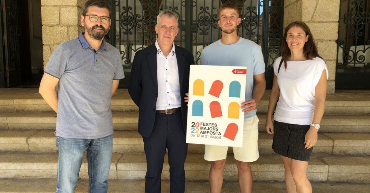 Un joc de formes geom�triques, protagonista del cartell de Festes Majors