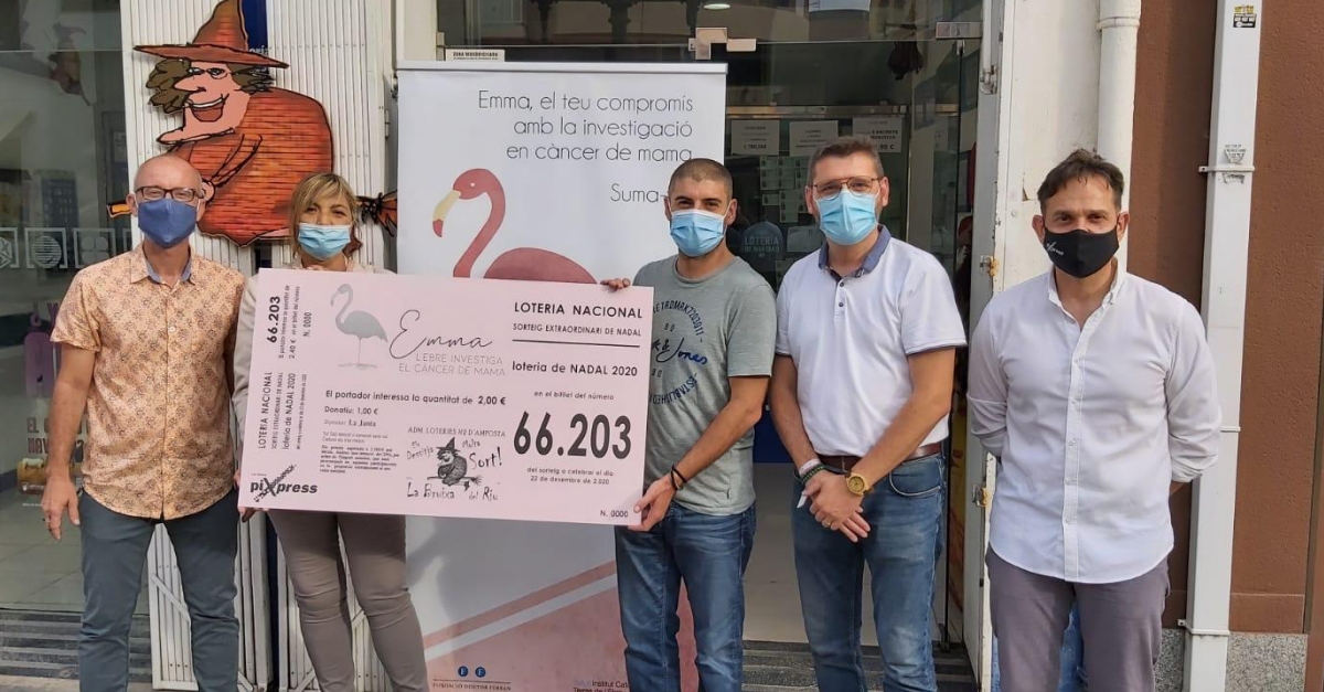 Loteria solid�ria amb el projecte Emma, per a la investigaci� del c�ncer de mama
