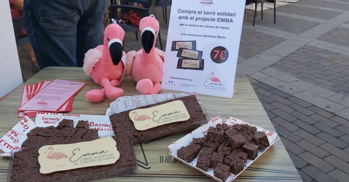 Es presenta el torr� solidari amb el Projecte Emma