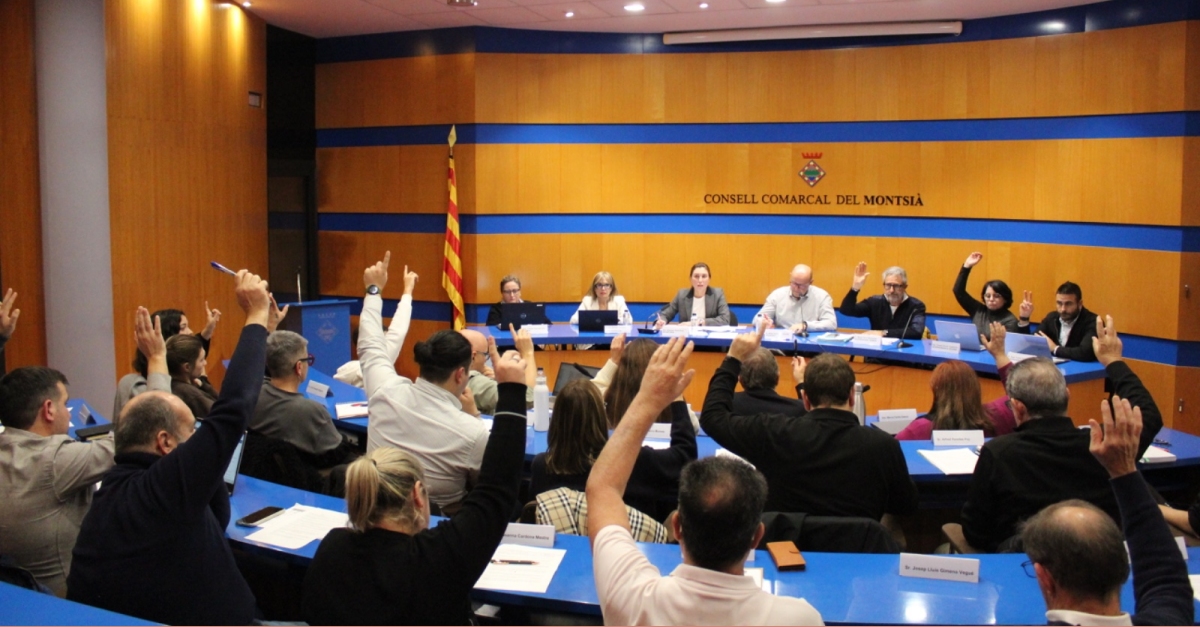 El Consell Comarcal del Montsi� aprova el pressupost 2026, de gaireb� 13 milions d�euros