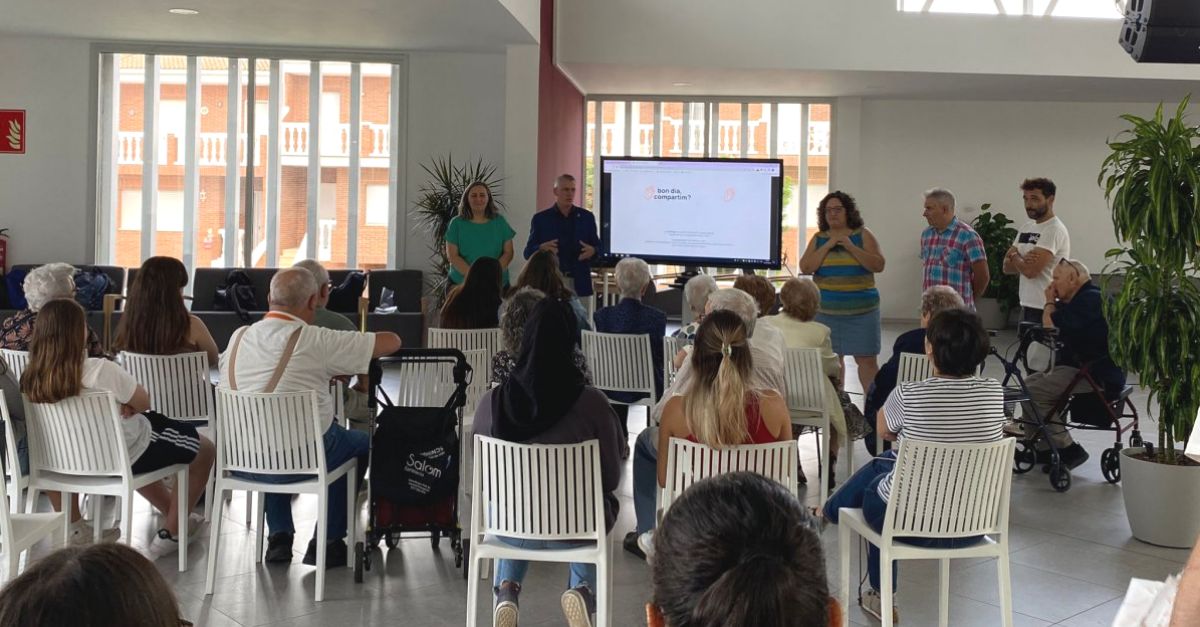 Una cinquantena de persones grans participen en el projecte �Bon dia, compartim?�