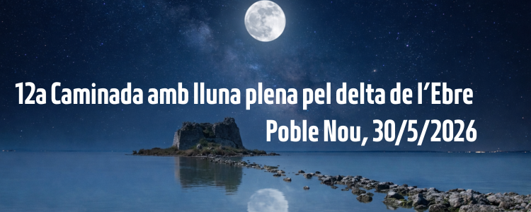 12a Caminada amb lluna plena pel delta de l�Ebre 30/5/2026