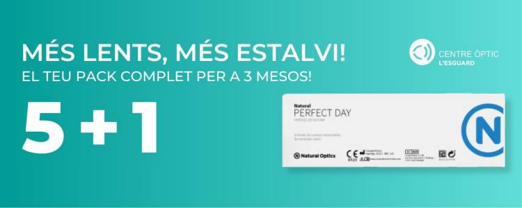 Centre �ptic l�Esguard. M�s lents, m�s estalvi! El teu pack complet per a 3 mesos 5+1