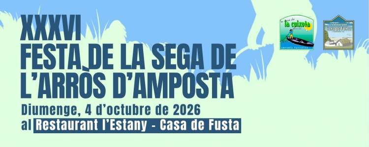Restaurant l�Estany - Casa de Fusta. Festa de la sega de l�arr�s. Diumenge, 4 d�octubre