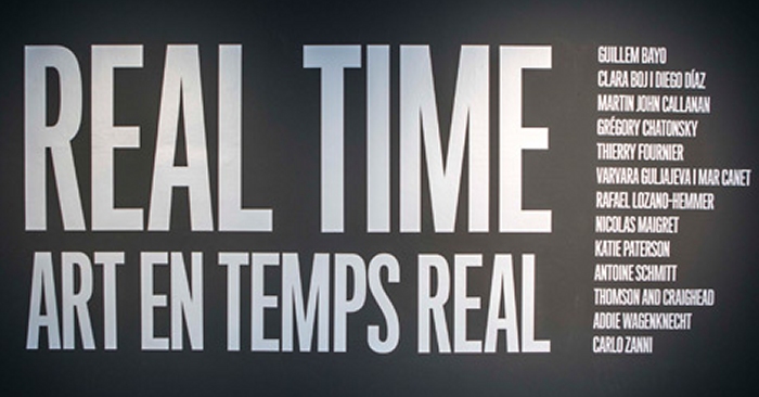 Real time. Art en temps real. 