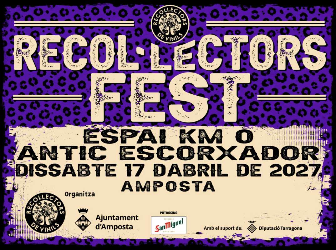 Recol�lectors de Vinils celebra cinc anys de rock a Amposta amb set concerts, la Fira del Disc i el Recol�lectors Fest | Amposta.info