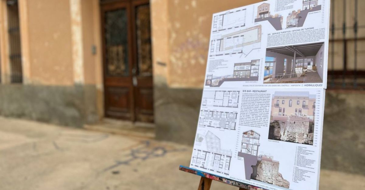 Adjudicada la rehabilitaci� de les Cases del Castell a l�empresa ampostina Adolfo Constructors