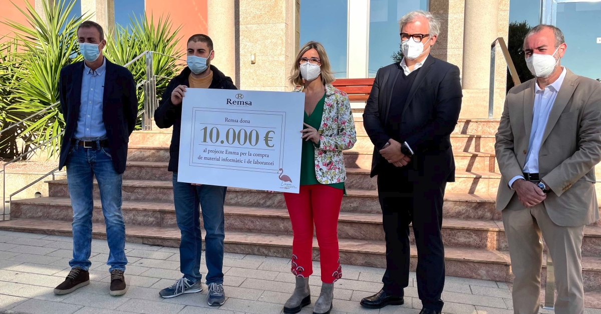 Remsa fa una donaci� de 10.000 euros per al projecte Emma, d�investigaci� en c�ncer de mama